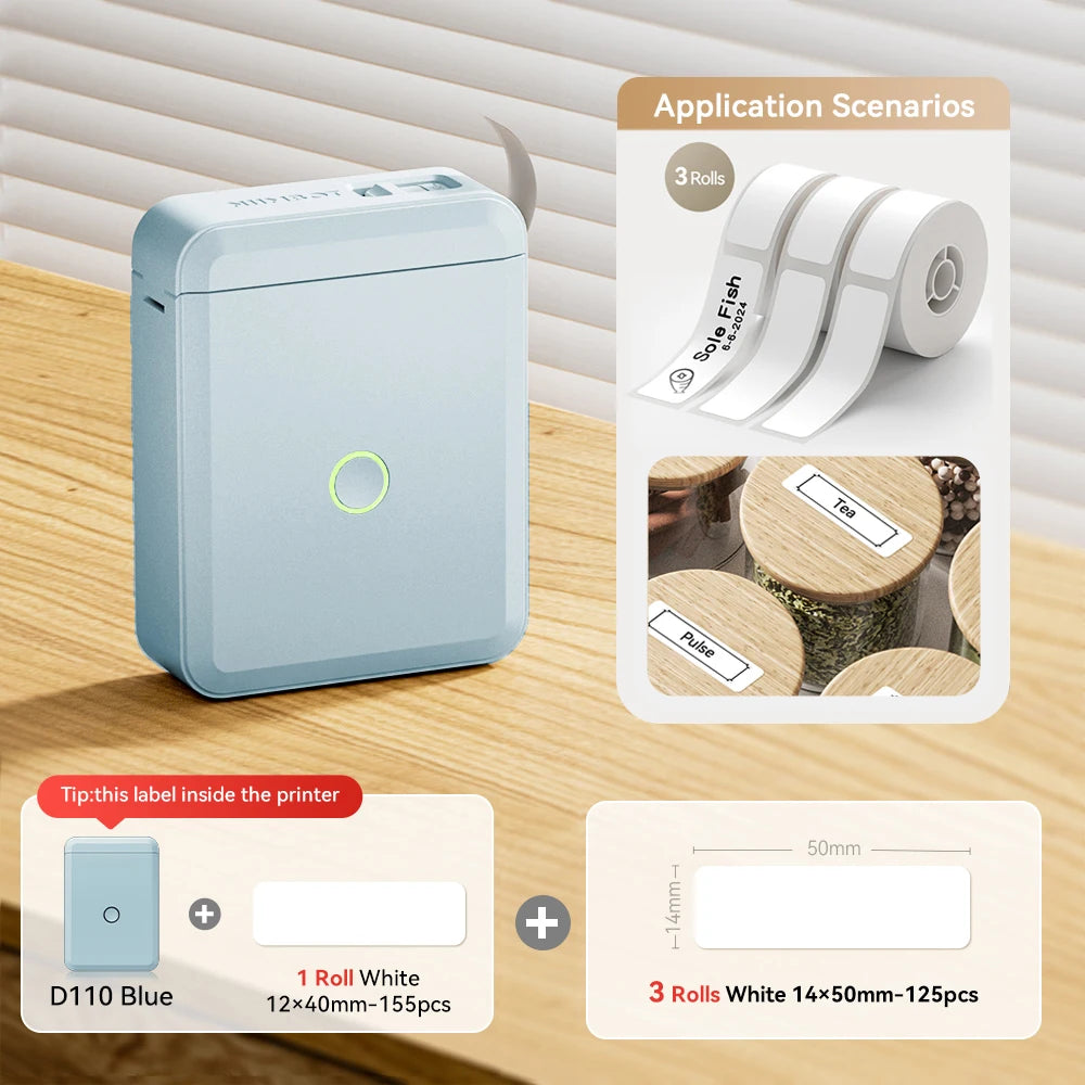 Stampante termica portatile Mini wireless per etichette adesive