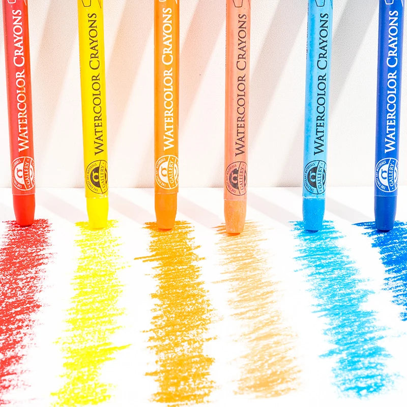 MUNGYO  Water-soluble Crayon Painting Pigment Crayon Artist For Gift Art Students School Supplies 12/24/36Colors MAC
