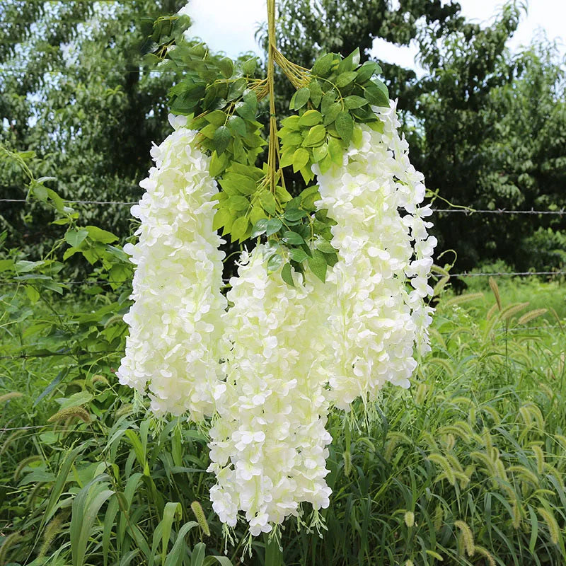 Ghirlanda Artificiale di Glicine 12 Pezzi - Decorazione per Matrimonio e…