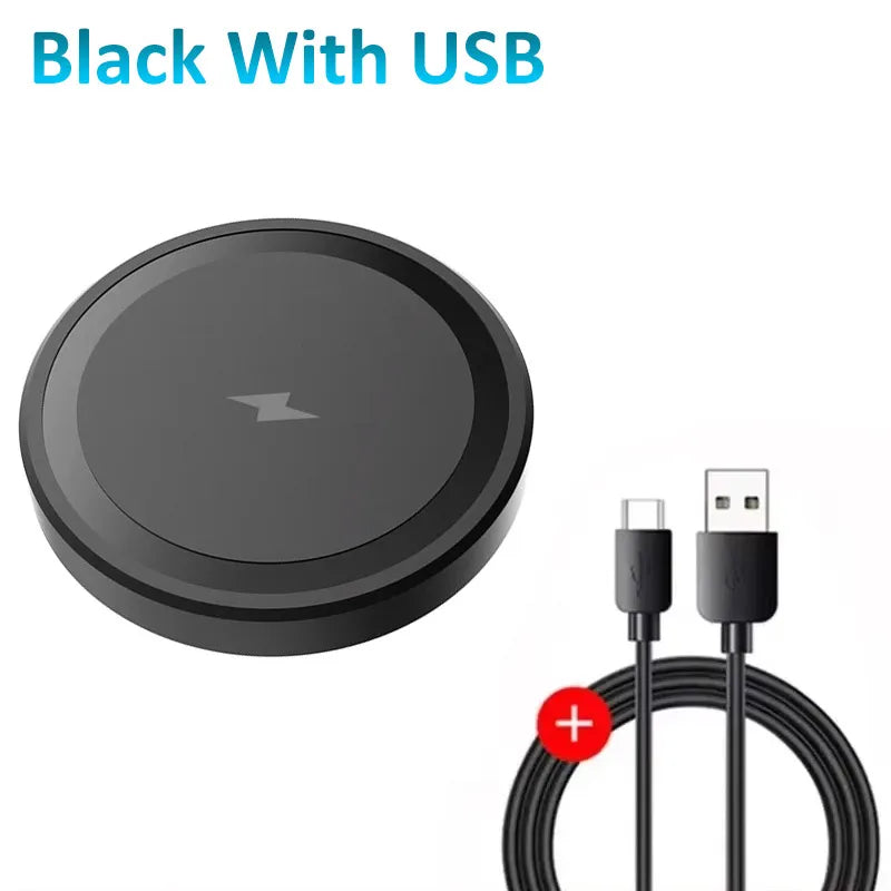 Caricatore Wireless Magnetico 15W per iPhone 12‑17, AirPods 4 Pro – Pad Ultra…