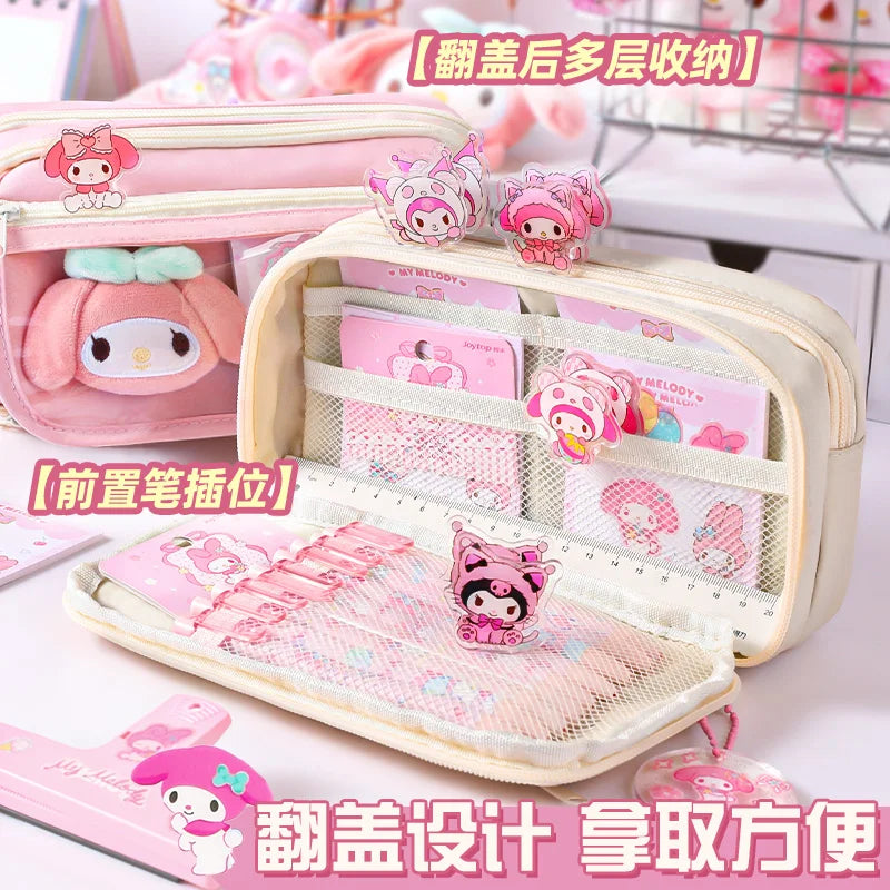 Trousse Kawaii DIY avec accessoires – Organiseur imperméable grande capacité