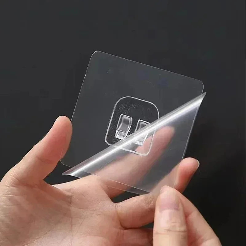 Ganci adesivi per parete, set 1-40 pezzi, capacità 2 kg, per cucina e bagno