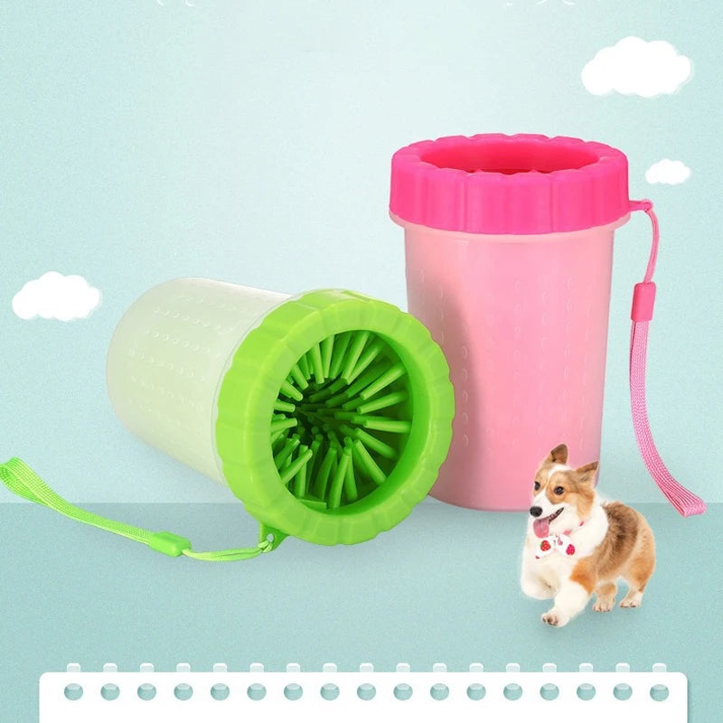 Lavaggio automatico zampe per cani e gatti – Ciotola rotante 360° con silicone