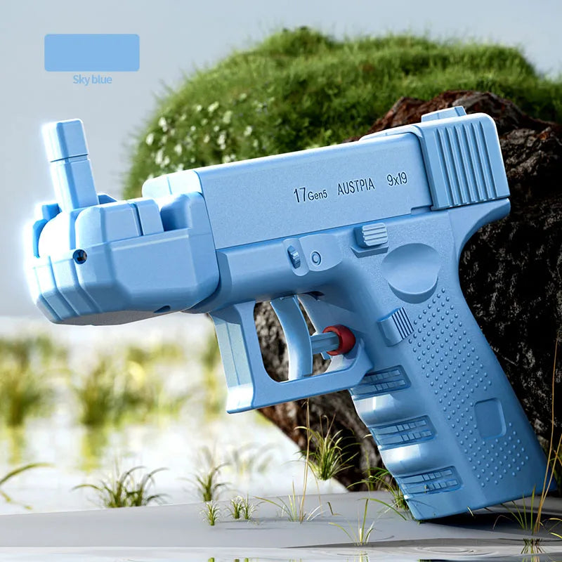 New Prank Water Gun Toy Handheld Manual Two-Way Water Gun Summer  Water Toy Children Outdoor Swimming Pool Toy Beach Fun Gift