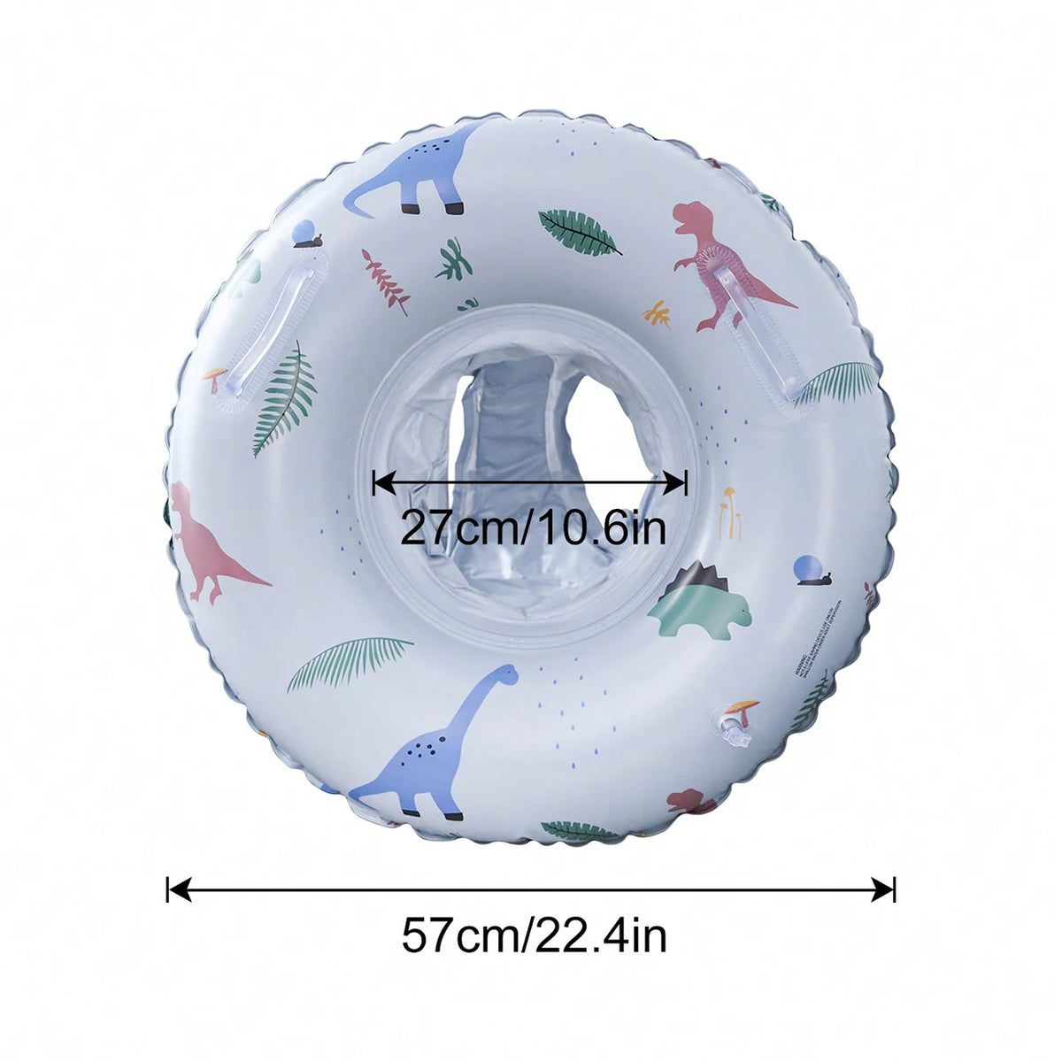 Anello gonfiabile in PVC con maniglie – relax estivo in piscina