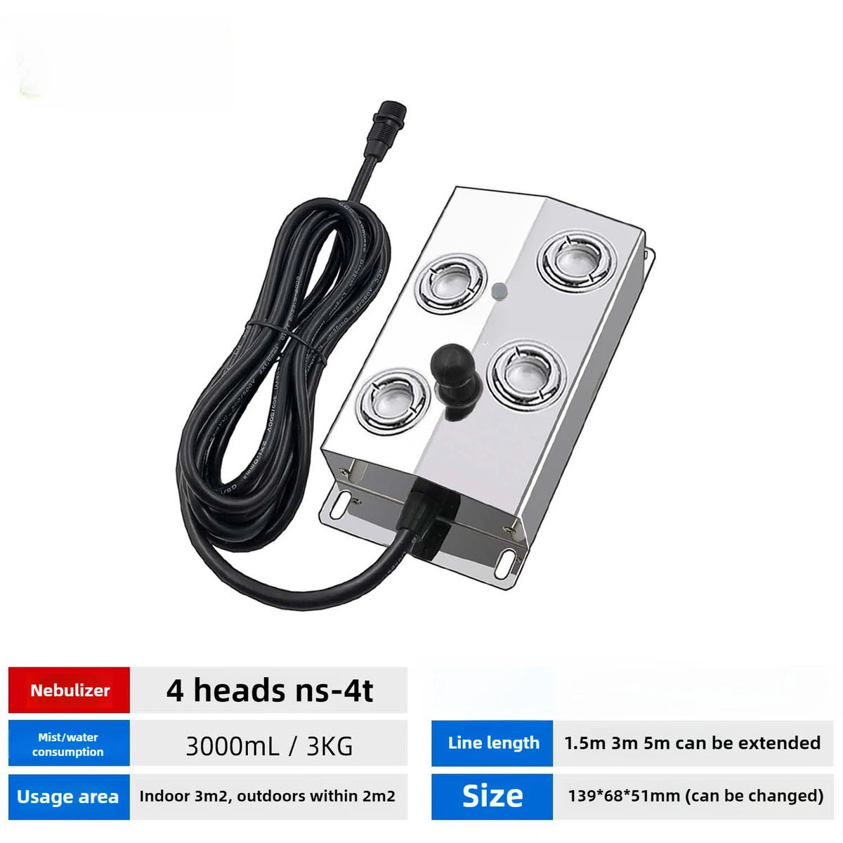 Umidificatore Ultrasonico Industriale 48V con 12 Testine – Nebulizzatore per…
