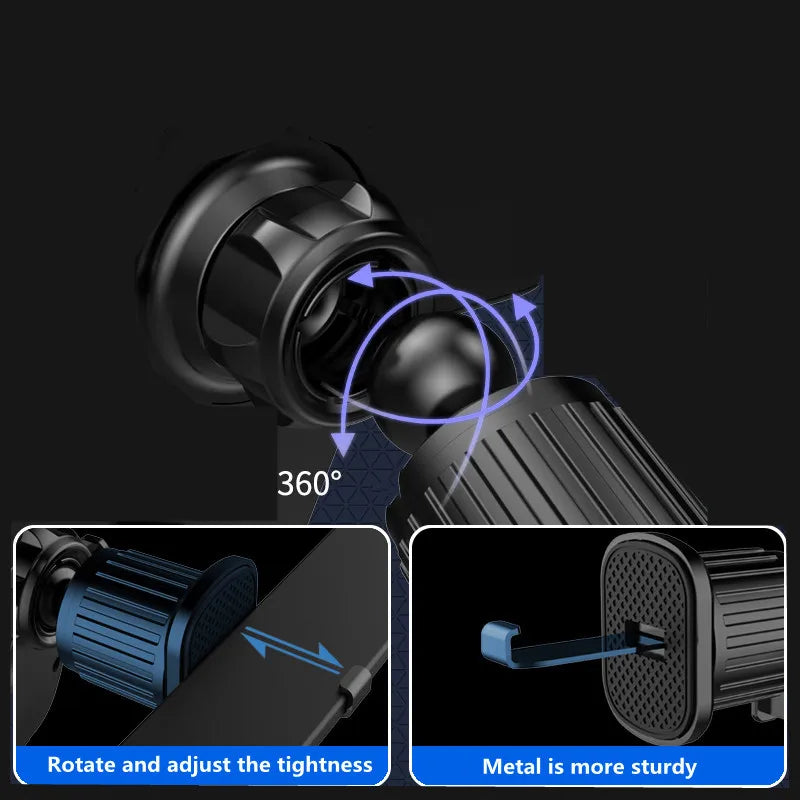 Supporto per cellulare da auto a gravità, ventosa universale 4,7‑7 pollici