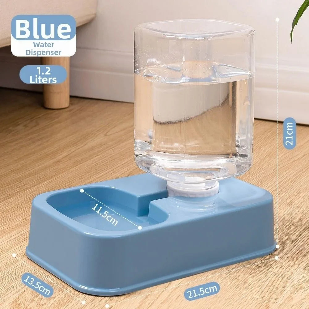 Distributore Automatico Cibo e Acqua per Animali 1.2L/1.5L