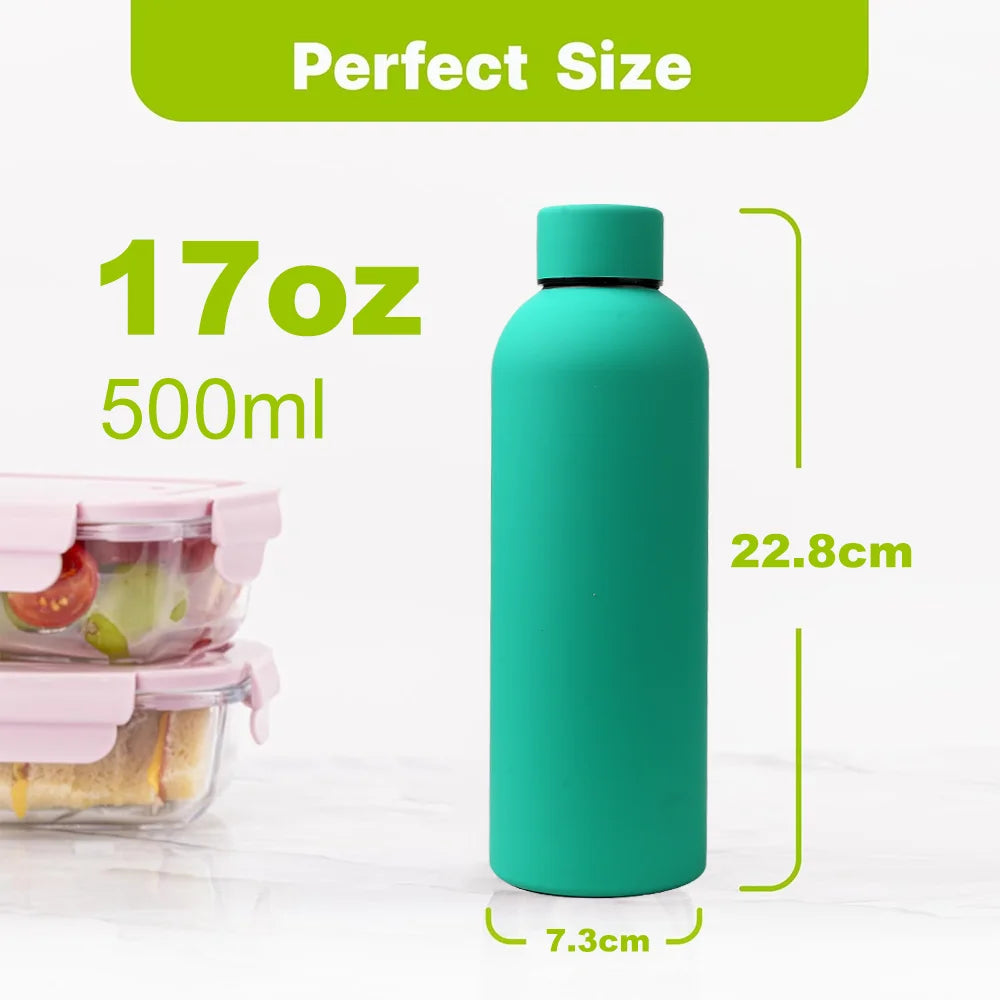 Borraccia termica in acciaio inox doppia parete, 1,5 L, isolamento 12 h