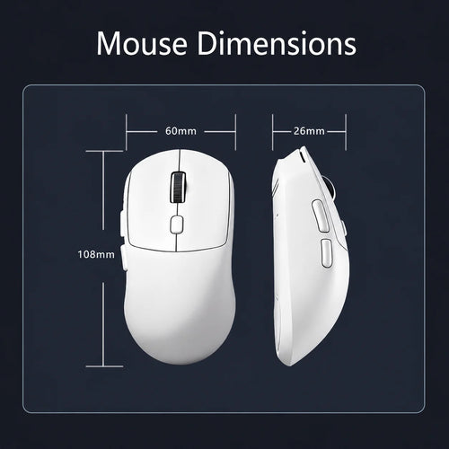 2.4 GHz Mute Wireless Mouse 4-Color Rechargeable Ergonomic Game Mouse Dual-Mode Bluetooth Computer Game Mouse Office Computer