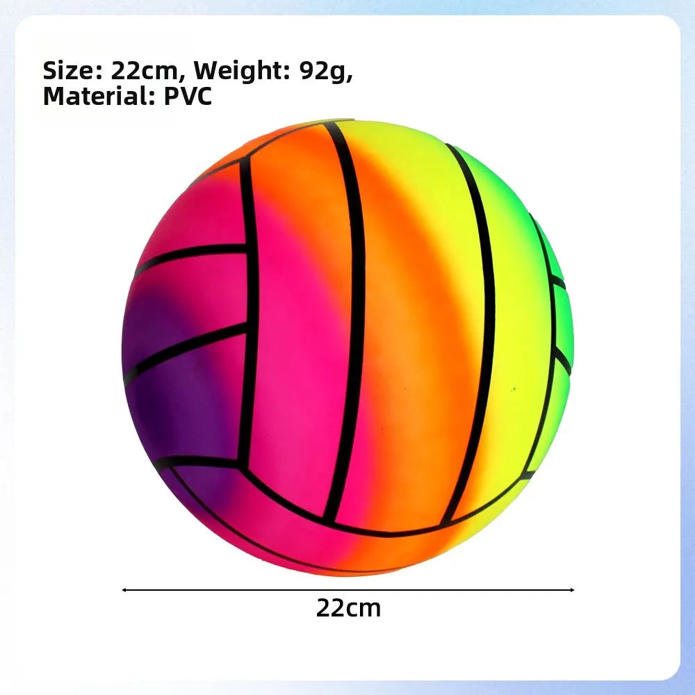 Palla Gonfiabile da 22 cm Rainbow Gradient per Gioco all'Aperto – Unisex