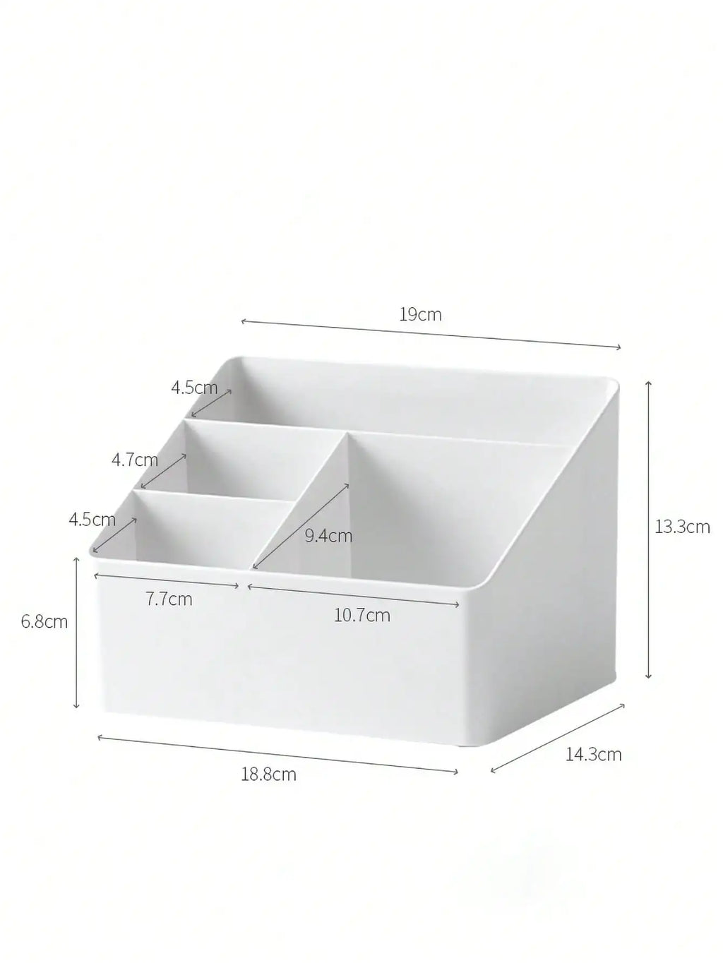 Dormitory living room desktop storage box plastic office cosmetics finishing box remote multi-function finishing storage box bat