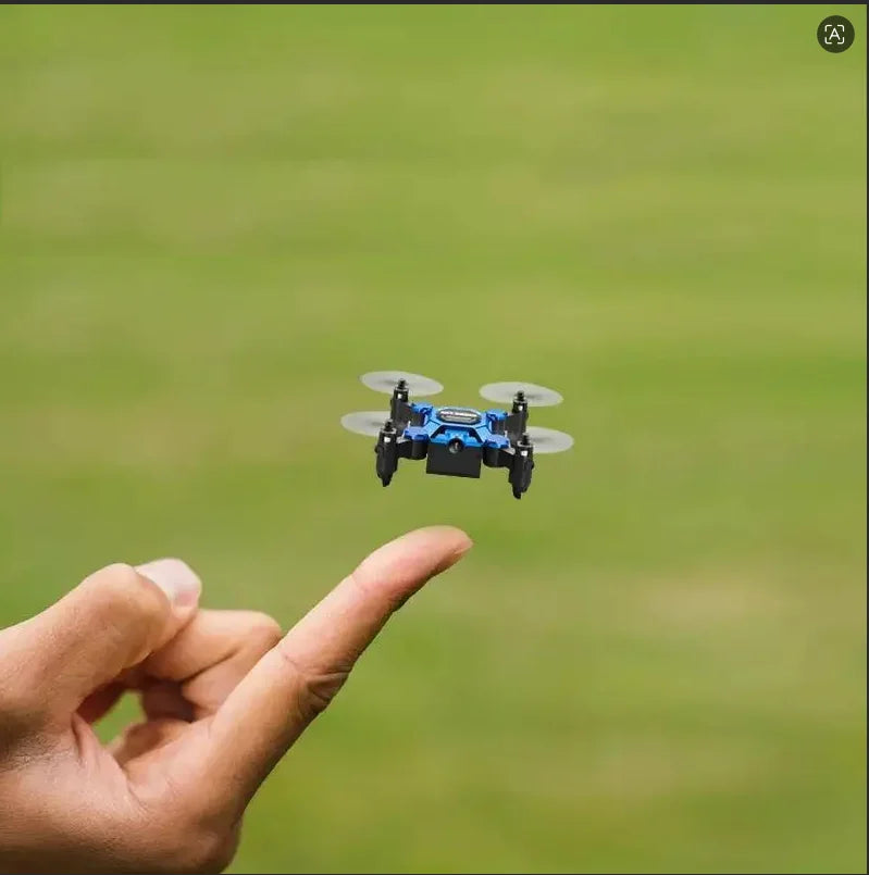 Mini Drone Pieghevole RC con Fotocamera 720p, Shockproof, 120m