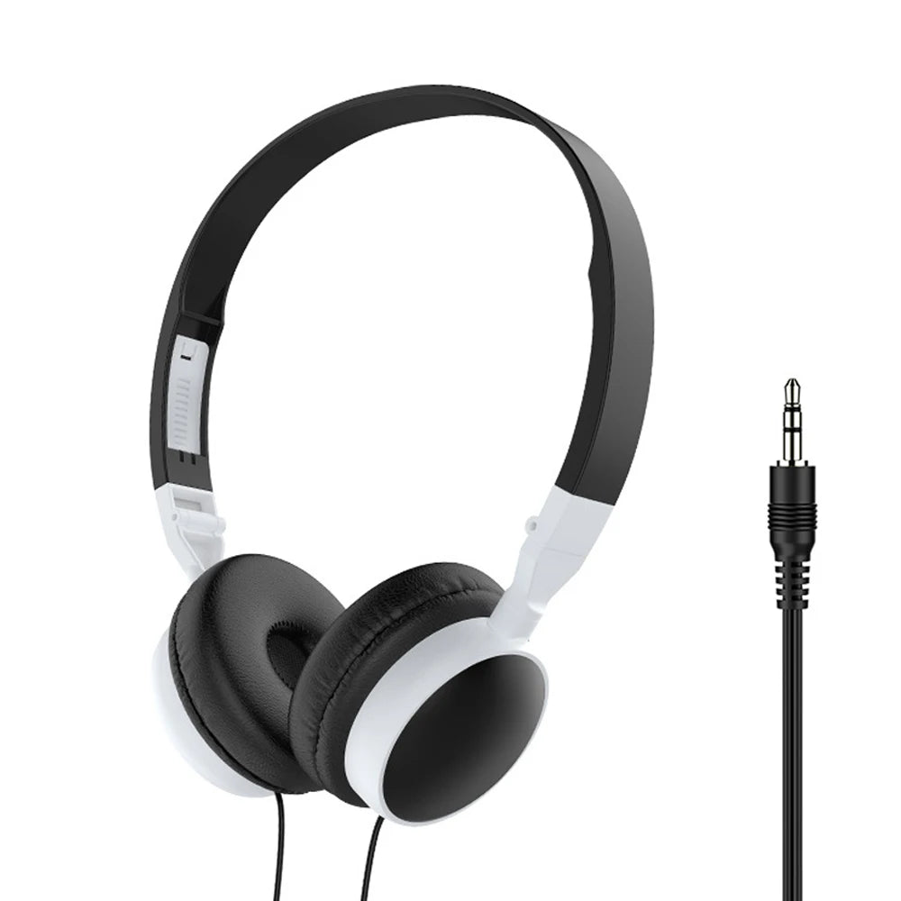Cuffie cablate 3.5 mm pieghevoli con cancellazione rumore – audio stereo per…