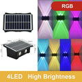 Lampada da Parete Solare LED per Esterni – Illuminazione Waterproof Up & Down