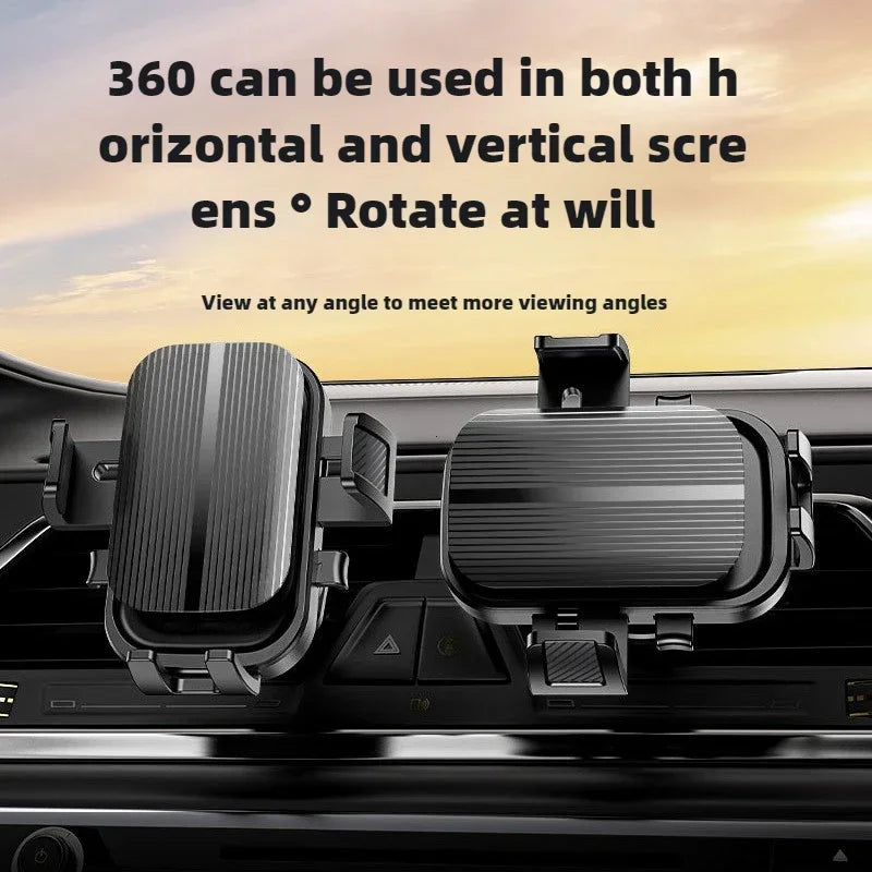 Supporto flessibile per smartphone auto, fissaggio ventola aria, universale