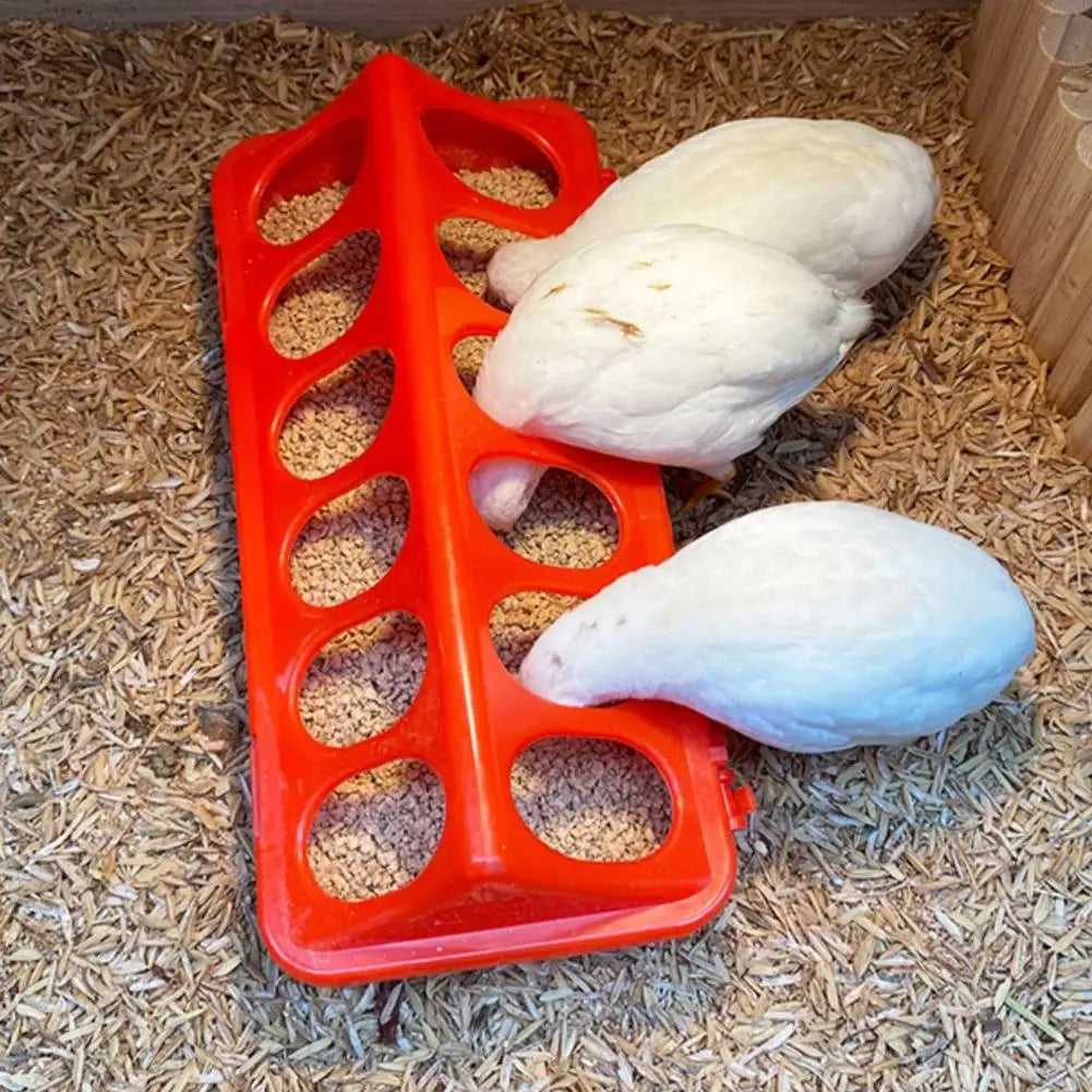 Rudin Chicken Feeder Automatic Water Feeder Water Food Dispenser Chicken Birds Chick Waterer Feeding Bucket Container ﻿