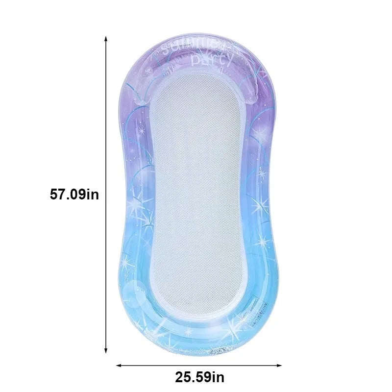 Hamac gonflable pour eau – Matelas flottant de piscine et plage