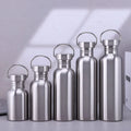 Bottiglia d'acqua in acciaio inox 500/750/1000 ml, grande capacità, bocca larga