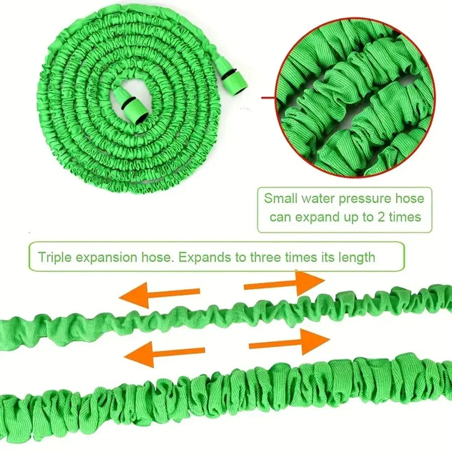 Tubo da Giardino Espandibile 25‑200 ft con 7 Funzioni Spruzzo, Leggero e…