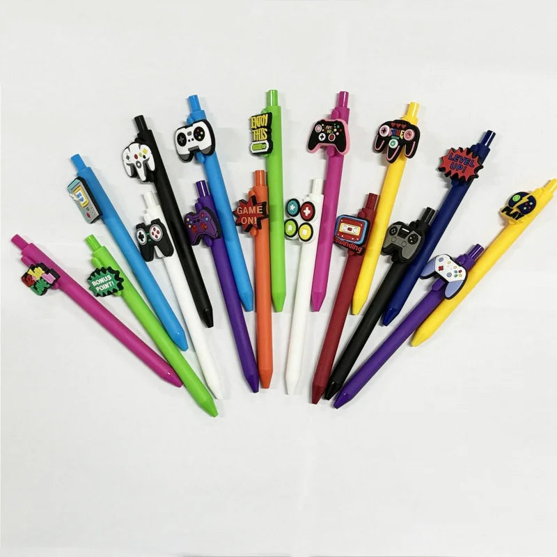 Penne retrattili a tema controller – set da 6/12/18, regalo per rientro a scuola