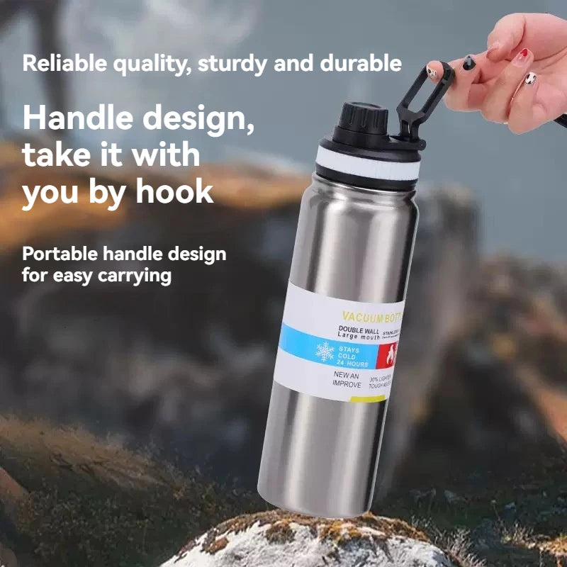 Thermos in acciaio inox 600/800/1000 ml – Borraccia termica isolata