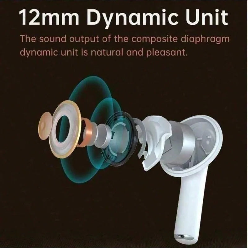 Auricolari Bluetooth TWS 9D HiFi con Cancellazione Rumore e Waterproof