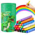 Set di 12 Pastelli Cera Lavabili ed Erasabili per Bambini – Regalo Scuola