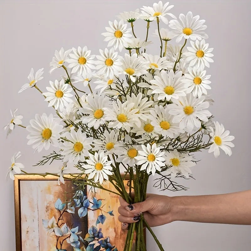 Bouquet di margherite artificiali 50 cm – 1/2/3 pezzi per decorazioni casa e…