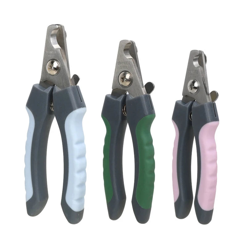 Tagliaunghie Professionale in Acciaio Inox per Cani, Gatti e Conigli