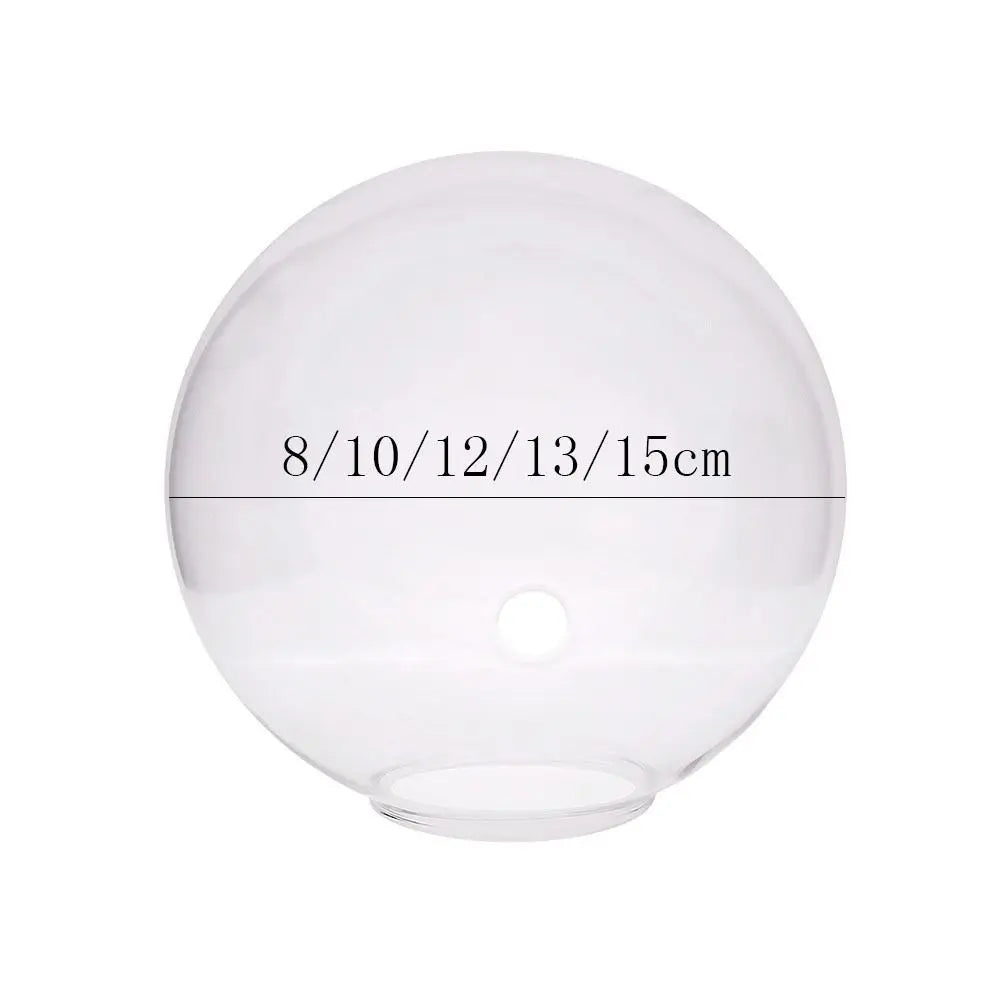 Transparent Glass Vase Wall Hanging Hydroponic Terrarium Fish Tanks Potted Plant Flower Pot Dia 8cm/10cm/12cm/13cm/15cm