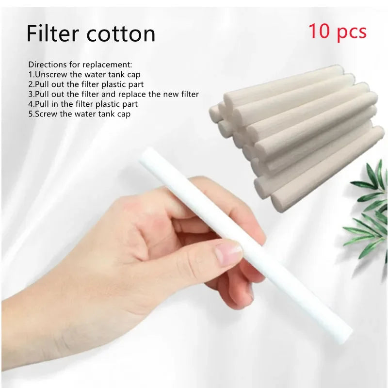 Home Fragrance Diffuser Stick Replacement Cotton Rod Adjustable Size For Humidifier And Home Decoration