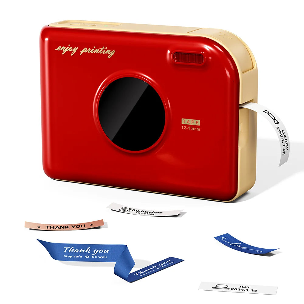 Stampante portatile Bluetooth per nastri e etichette personalizzate