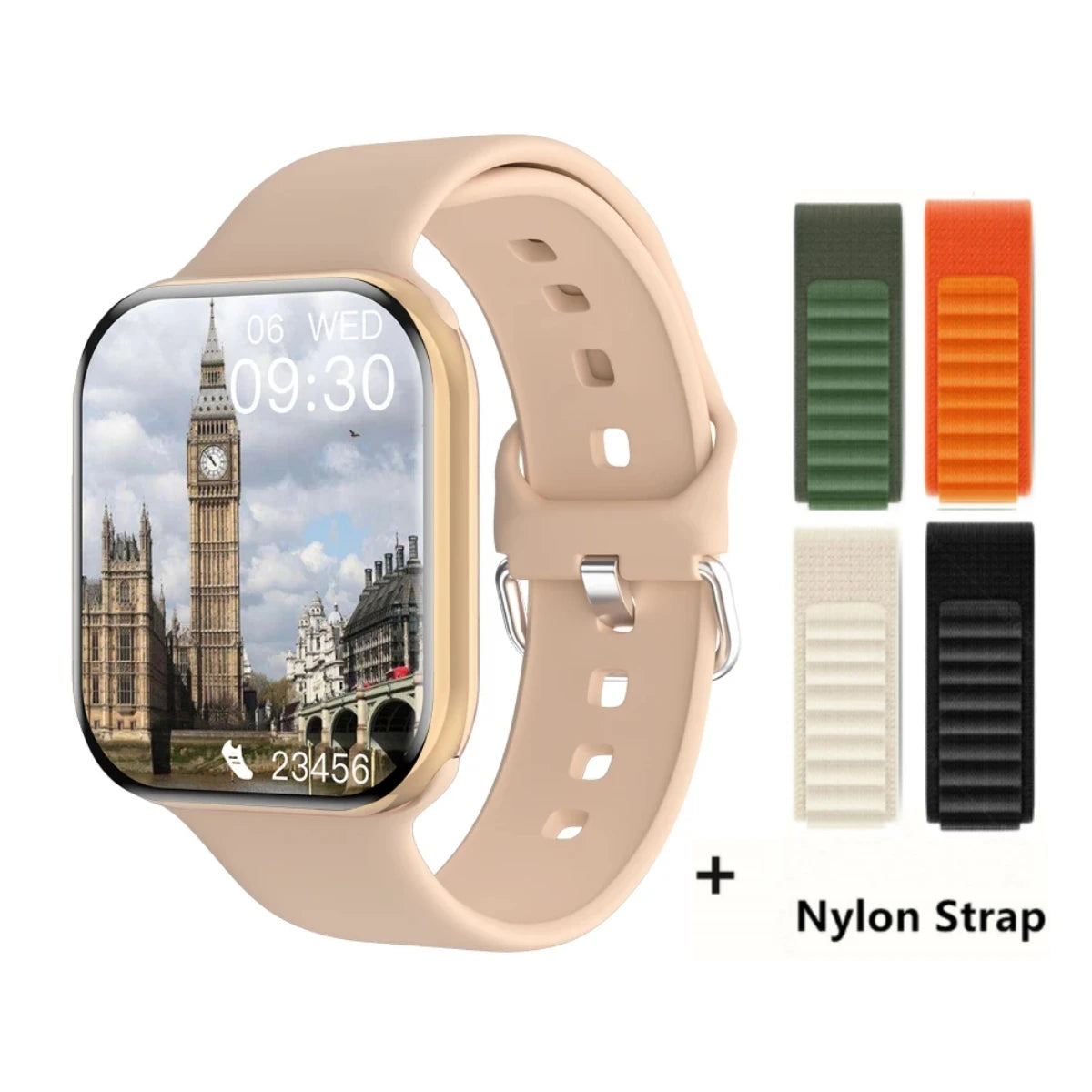 Smartwatch 2026 GPS per Apple, AMOLED HD 1.9", 10 sport, impermeabile IP68,…