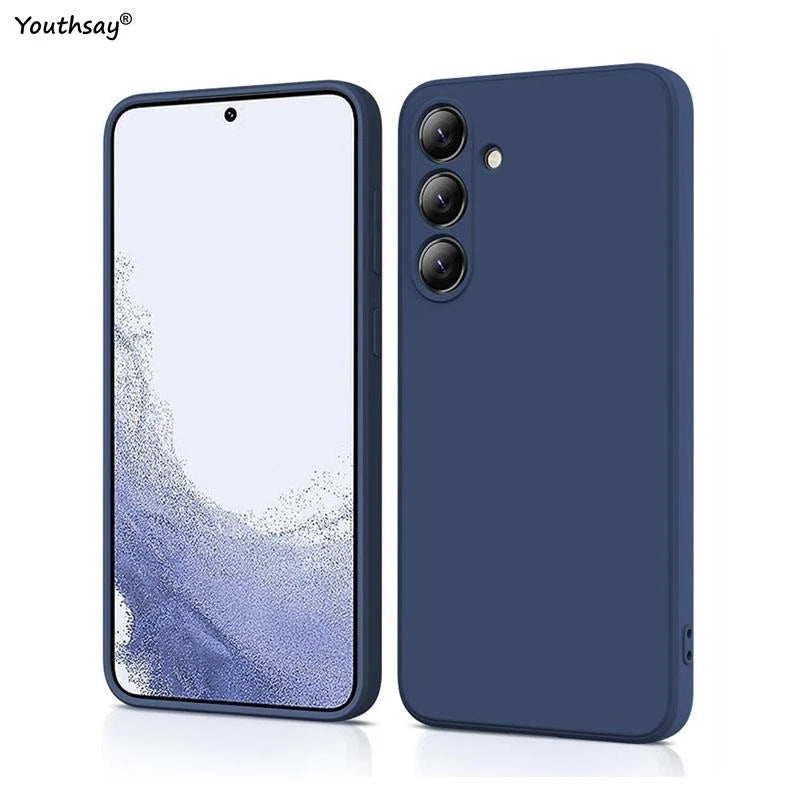 For Samsung Galaxy A16 Case Cover Samsung Galaxy A17 A16 A56 A36 A15 Funda Coque Soft Original Liquid Silicone Case Samsung A16