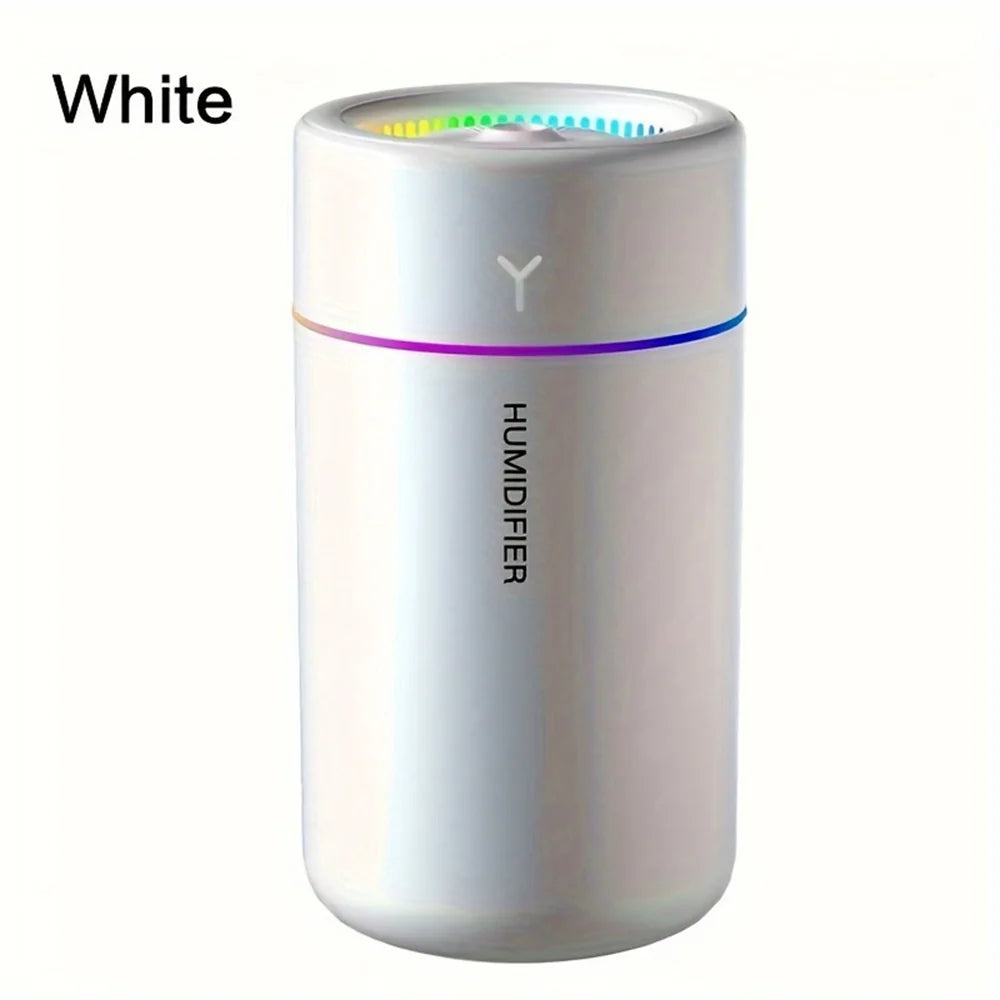 Umidificatore da Auto LED Colorato, Aromaterapia Silenziosa, Ultrasonico <1L