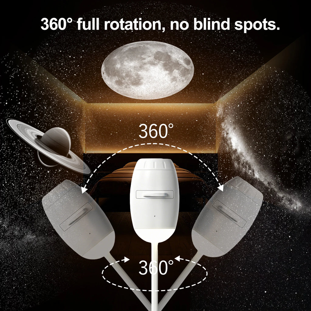 Proiettore Stellare Mini Galaxy 2 in 1 – Luce Notturna per Camera, Auto e…