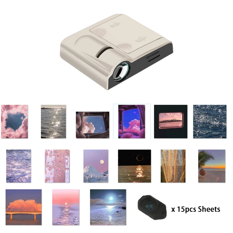 Proiettore Lampada Planetaria Sunset Galaxy Aurora Paesaggio