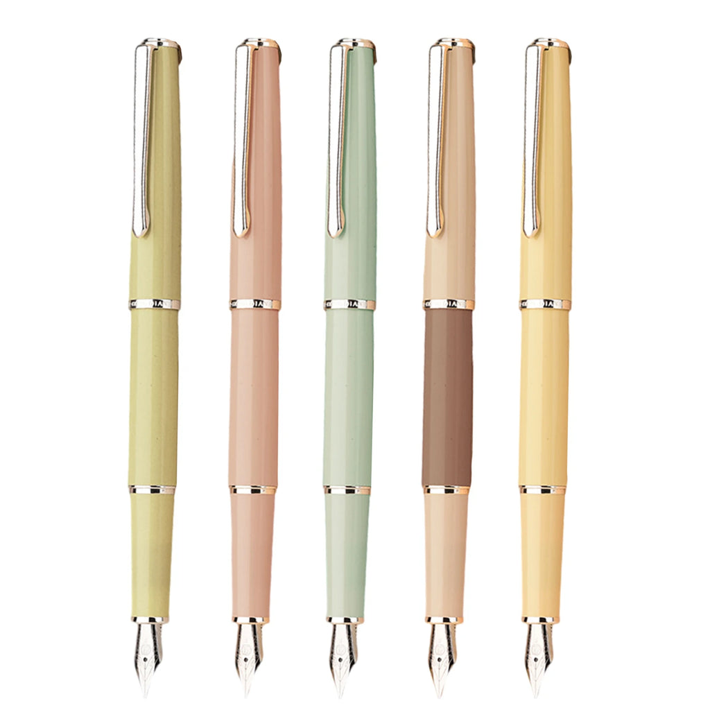Penna stilografica retro Hongdian 920s, punta 0.38 mm, scrittura elegante