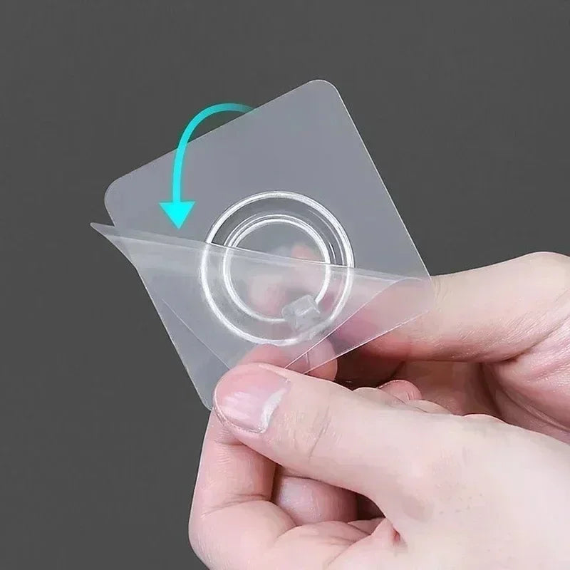 Ganci Autoadesivi Trasparenti da 5 a 40 Pezzi per Parete e Porta – Supporto…