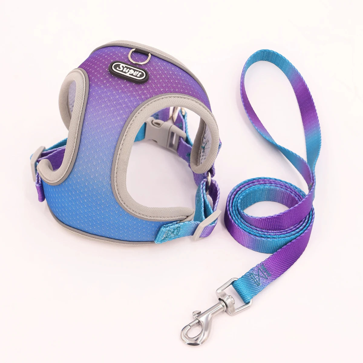Imbracatura regolabile Step‑in riflettente per cani e gatti – vestizione…