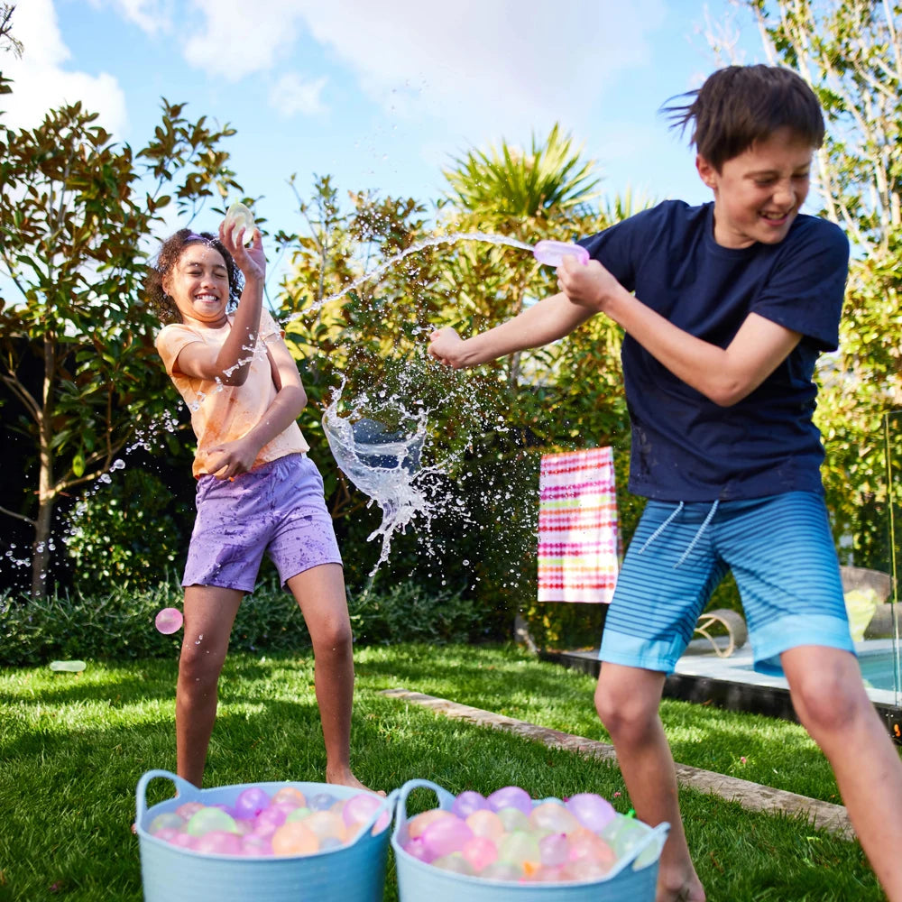 111/333 pcs rapid-fill water balloons – fun summer outdoor water fight for kids & adults