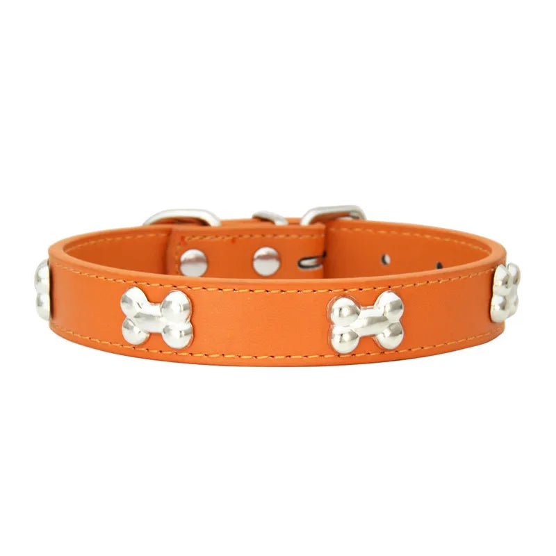 Collare in Pelle per Cani Piccoli e Medi, Breakaway Jeweled Personalizzabile