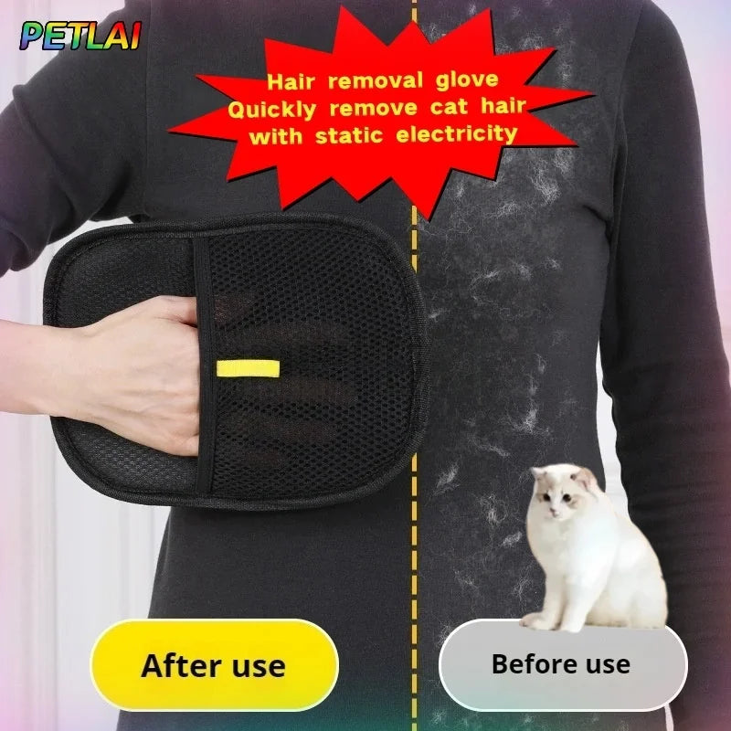 Guanto Rimozione Pelo Animali Riutilizzabile per Couch Tappezzeria
