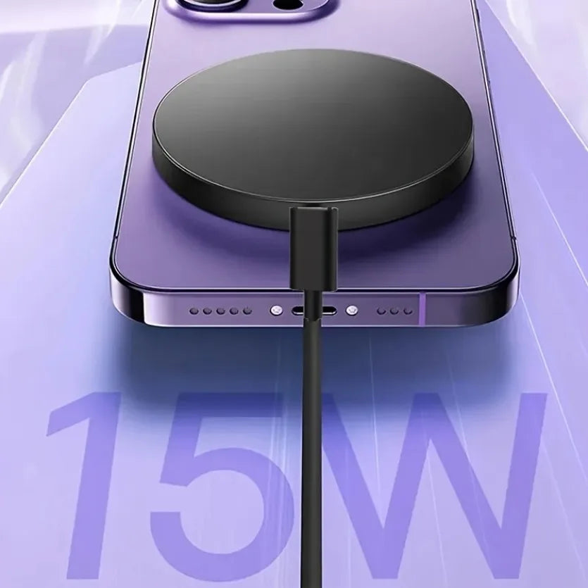 Caricatore Wireless Magnetico 15W per iPhone 12‑17, AirPods 4 Pro – Pad Ultra…