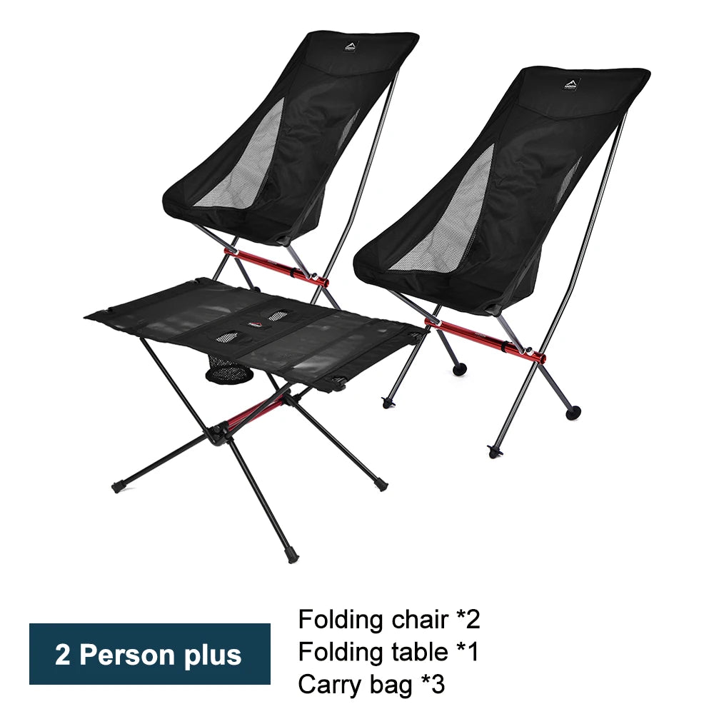 Outdoor Folding Chair Tourist Camping Table Fishing Beach Longue Chair for Relaxing Foldable Leisure Travel Furniture Picnic