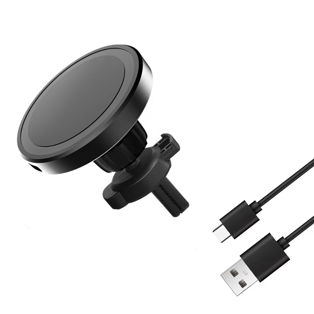 Supporto magnetico per auto con ricarica wireless 15W per iPhone 12‑16