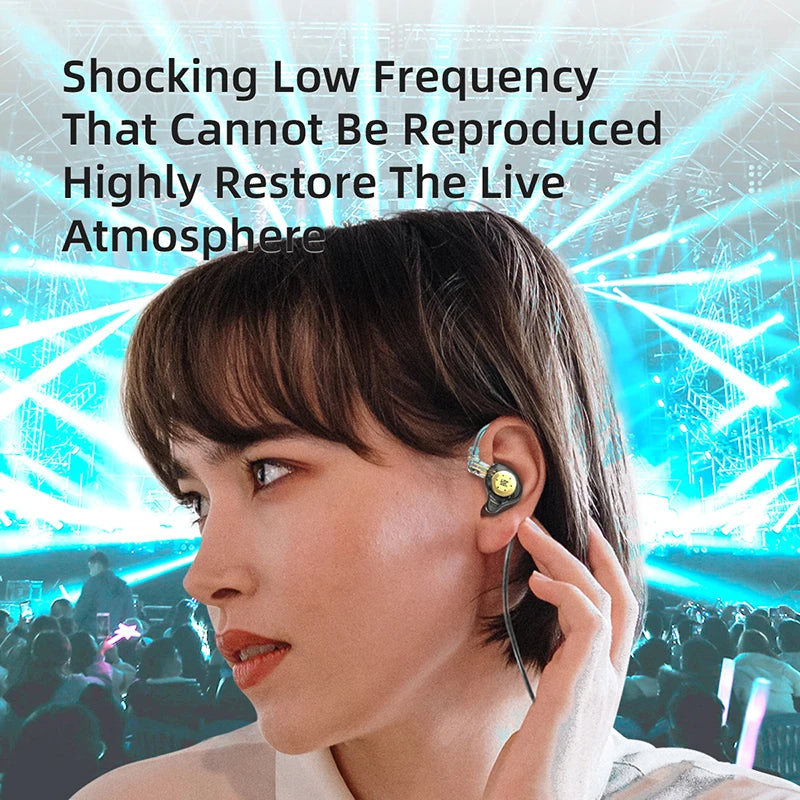 Auricolari in-ear sportivi con microfono, driver da 10 mm e controllo integrato