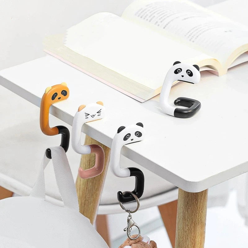 Gancio Portatile per Borsa e Accessori – Animale, Plastica, 4 Colorazioni