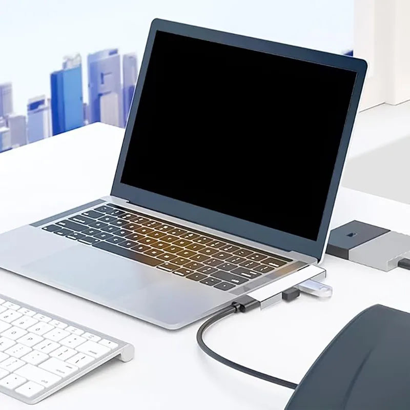 Hub USB 3.0 Type‑C 3 in 1 con 3 porte OTG – Velocità 5 Gbps per PC e laptop